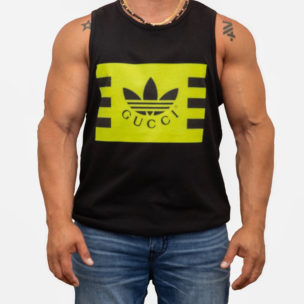 Gucci Adidas The Green Neon Tank